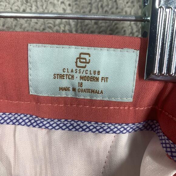 Class Club Pants Youth Boys 18 Stretch Modern Fit Wash Red Formal School - Picture 4 of 8